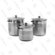 Sedona 3-Pc. Stainless Steel Stock Pots | $70 | Macy’s